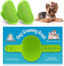 Dog Grooming Mitt Pet Glove Brush | Cat Fur Hair Remover Deshedding Hand Massage
