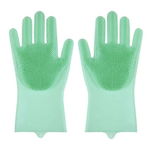 Pet Grooming Cleaning Gloves Dog Cat Bathing Shampoo Glove Scrubber Magic Dishwashing Cleanner Sponge Silicon Hair Removal Glove
