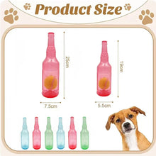 Pet Toy Dog Chew Squeaky Tennis Ball Bottle Self-Entertainment Boredom Relief Durable Chew Teething Pet Toy Interactive Dog Toy