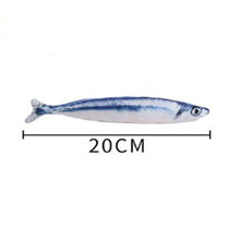 New Design Plush Fish Cat Toy Durable Bite-Resistant Interactive Toy Catnip Stuffed Pet Plaything