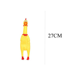 Squeaky Screaming Chicken Pet Toy Funny Molar Chew Rubber Toy Small Large Dog Pet Squeaker Chew Toys Funny Chicken