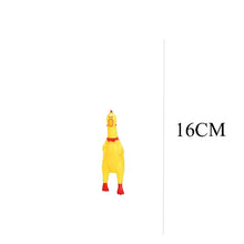 Squeaky Screaming Chicken Pet Toy Funny Molar Chew Rubber Toy Small Large Dog Pet Squeaker Chew Toys Funny Chicken