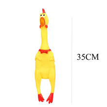 Squeaky Screaming Chicken Pet Toy Funny Molar Chew Rubber Toy Small Large Dog Pet Squeaker Chew Toys Funny Chicken