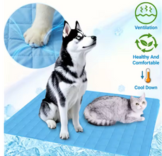 LumePaw Cooling Mat – Ice Silk Dog Cooling Bed