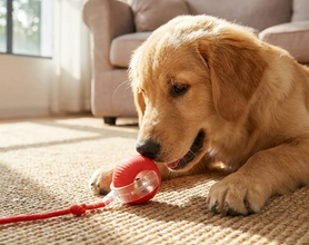 Active Rolling Ball with Tail for Dogs