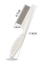 Flea & Tick Comb for Dogs and Cats – Gentle Steel Teeth Grooming Tool