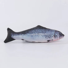 New Design Plush Fish Cat Toy Durable Bite-Resistant Interactive Toy Catnip Stuffed Pet Plaything
