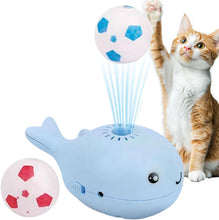 Whale Floating Toy, Interactive Cat Toys, Battery Operated Toy, Motion Activated Toys, Interactive Cat Entertainment, Durable Floating Ball, Playful Electric Ball for All Breeds