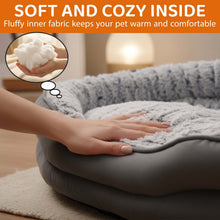 Pet Dog Bed Cat Beds Luxury Soft Washable Puppy Cushion Warm Pet Basket-S M L