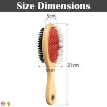 Double Headed Pet Grooming Brush for Thick Coats Dogs Dog Cats Cat Fur Hair Coat