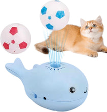 Whale Floating Toy, Interactive Cat Toys, Battery Operated Toy, Motion Activated Toys, Interactive Cat Entertainment, Durable Floating Ball, Playful Electric Ball for All Breeds